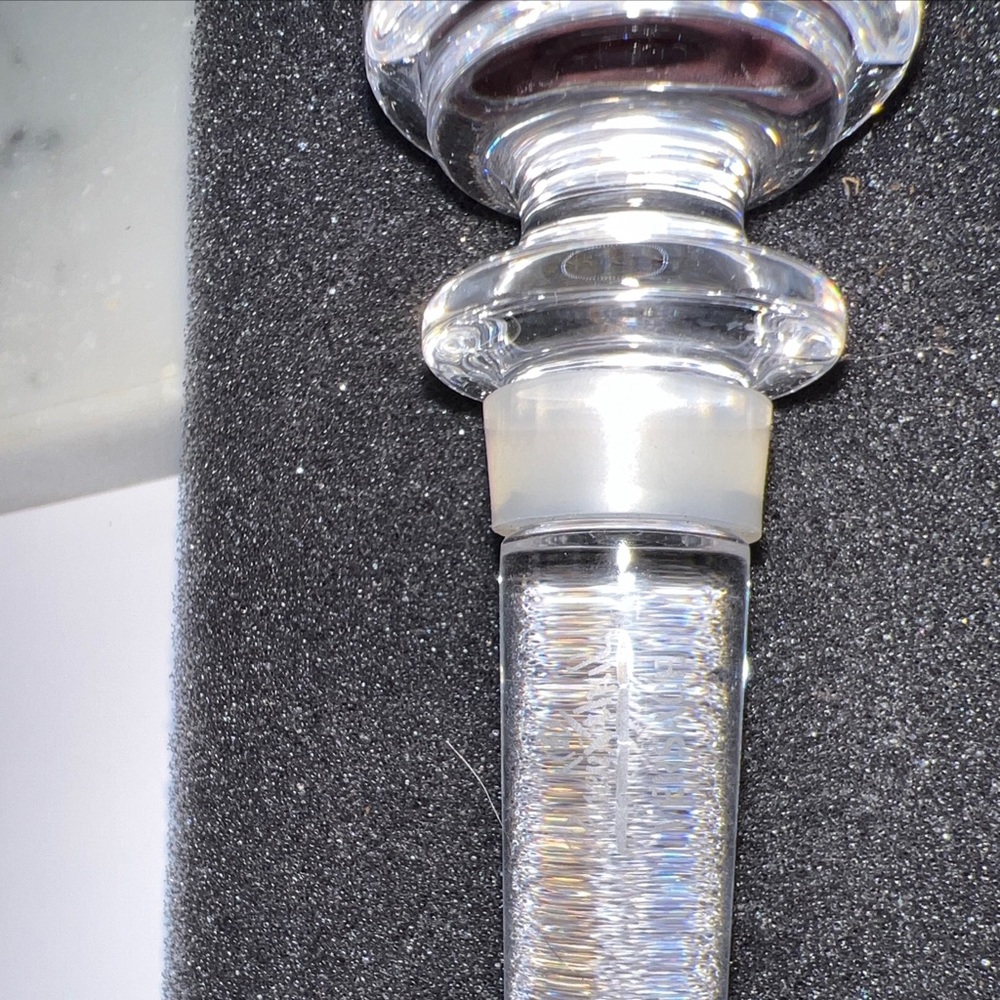 Rosenthal VERSACE Amber Crystal MEDUSA Glass Bottle Stopper